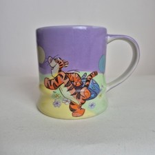 Disney Store Exclusive Tigger Winnie The Pooh Tea Coffee Mug Cup Purple