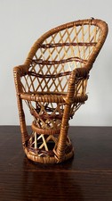 Vintage Peacock Chair Wicker
