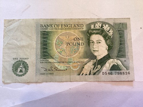 Old note elizabeth ll - £1,