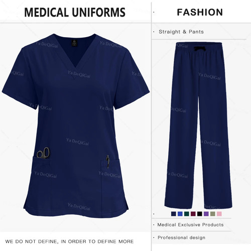 New straight pants scrubs set - scrubs,