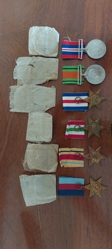 Ww2 british campaign medals - ww2,