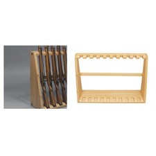 Detailed 1/6 Wood Rifle Rack