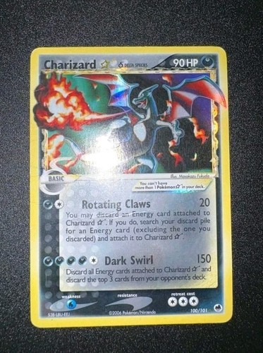 Charizard gold star delta - charizard,