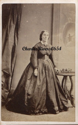 York cdv lady - lady, dress