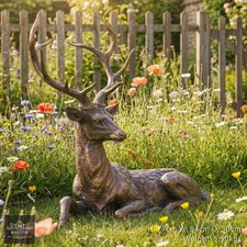 Stunning Large Resin Stag
