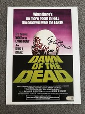 George A Romero Signed Poster 