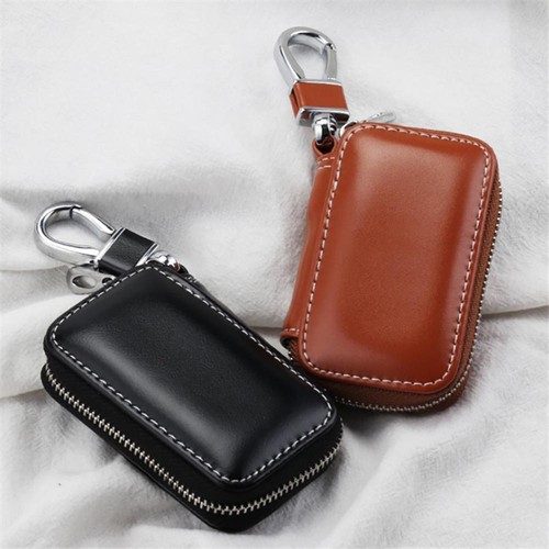 Car key case wallet - key, leather
