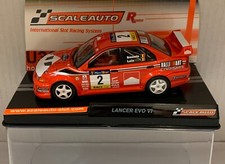 Slot Car Scaleauto SC-6317R Mitsubishi Lancer Evo VI #2 Catalunya 1999 F.Loix