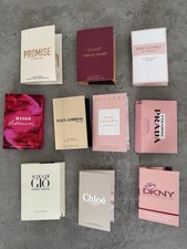 10 X Joblot Perfumes Chloe Giorgio Armani Acqua Di Gio Prada Travel Mini New