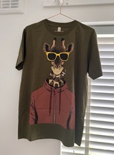 Organic Green Cotton T-Shirt - Medium - CAMDEN MARKET LONDON