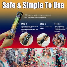 6 Pack 12 Inch Multicolor