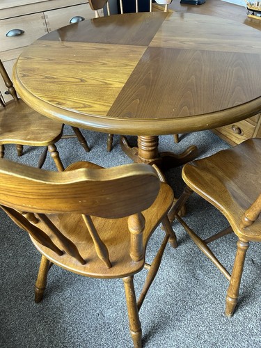 Table and chairs - table,