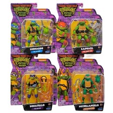 4X Teenage Mutant Ninja Turtles Mutant Mayhem 12cm 4.5‘’ Action Figure Gift Toy