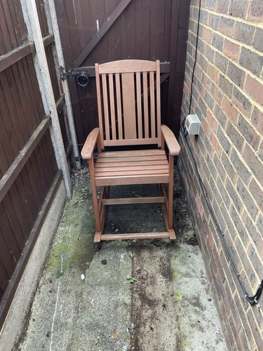 Wooden rocking chair - rocking,