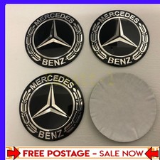 4x 75mm Mercedes Wheel Centre