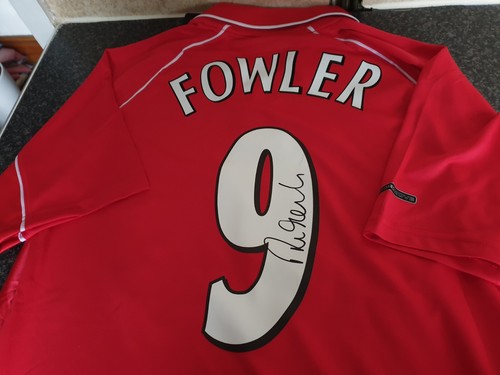 Robbie fowler signed liverpool - robbie,