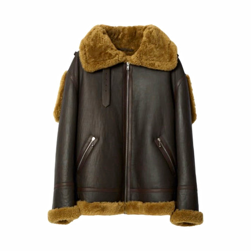 Burberry shearling aviator - shearling,