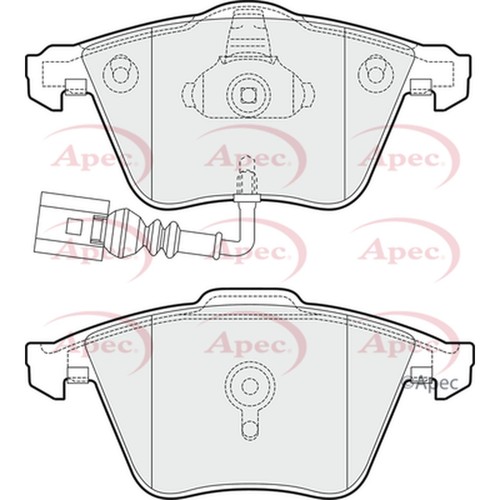 Brake pads set for audi - brake, tt