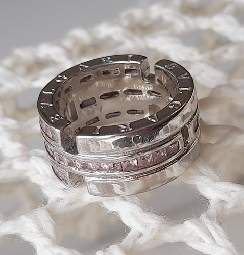 Bvlgari sterling silver ring - sterling,