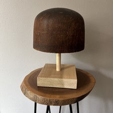 Vintage Fedora Open Crown Wood