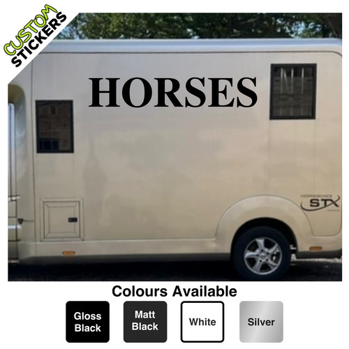 Horse box graphics - , "horses"