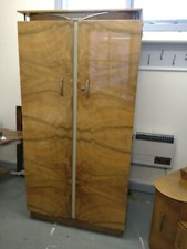 Beautility Maple Veneer Wooden Vintage wardrobe.