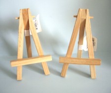 SET OF 2 MINIATURE EASELS...5"