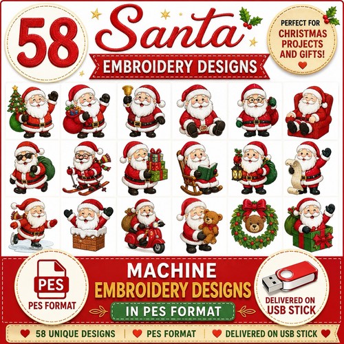 Christmas xmas pes designs - christmas, v2
