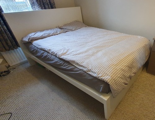 Ikea malm double - bed, frame