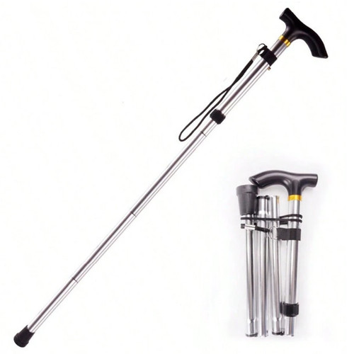 Easy adjustable folding - folding, cane