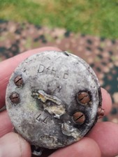 German Army 1944 Dated Panzer Headphone Ardennes Battlefield Relic