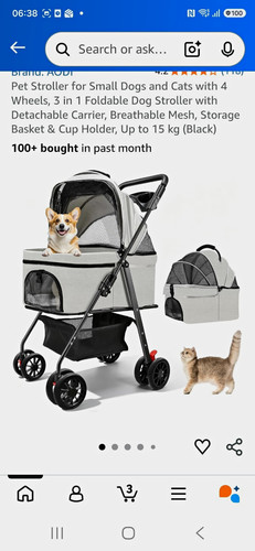 Aodi 4 wheel - 3-in-1, pet