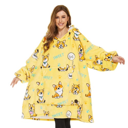 Three poodle oversized blanket - three,