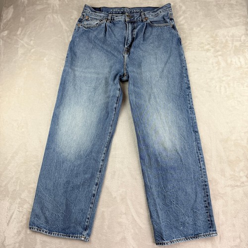 American eagle baggy jeans - american,