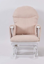 Habebe Recliner Glider Nursing Rocking Chair - Cream Washable Covers