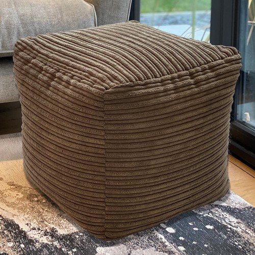 Jumbo cord beanbag cube large - cord,