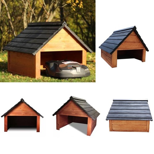 Large wood robotic lawn - lawn, mower
