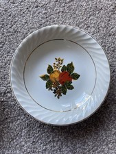 Enoch Wedgewood Tunstall Vintage English Harvest Dessert Dish 13.5cm