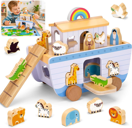 Noah ark wooden - 1, 2