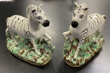 Pair of Antique Staffordshire