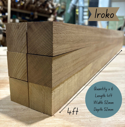 Planed iroko hardwood - hardwood, craft