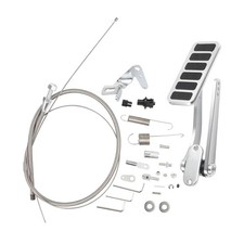 Aluminum Throttle Pedal Firewall Mounting Bracket Hardware Professional