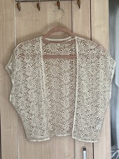 Monsoon Cream Crochet Bolero