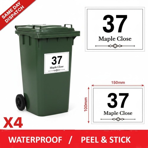 Personalised wheelie bin - wheelie,