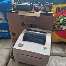 Zebra GC420d Thermal Barcode Label Printer + Zebra PSU & USB Cable Fully Tested