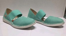 Softinos Happy Feet Size 5 By Fly London Leather Mary Jane Teja Mynt