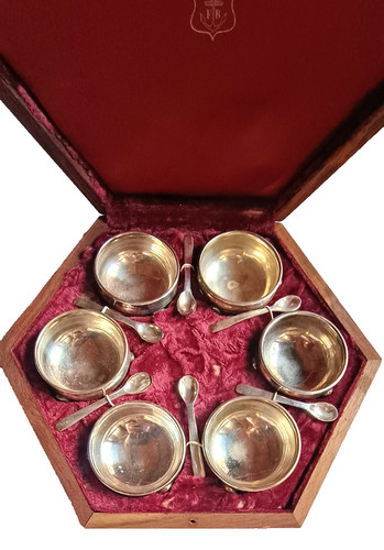 Sheffield antique salt - fb,