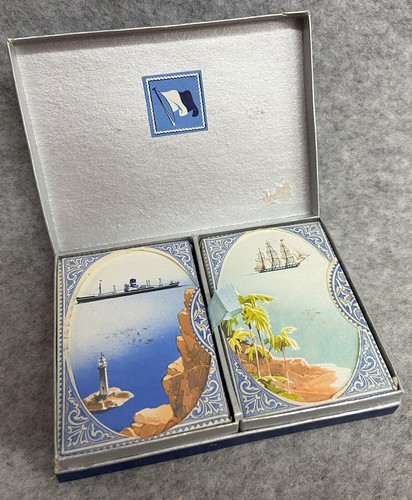 Cunard playing cards - cunard,