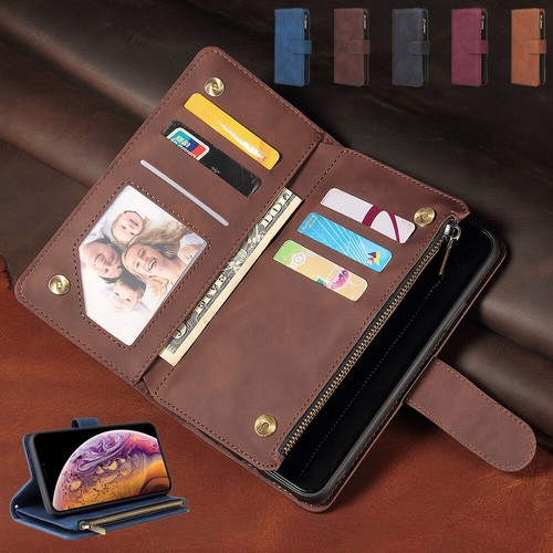 Retro leather zipper card - retro,