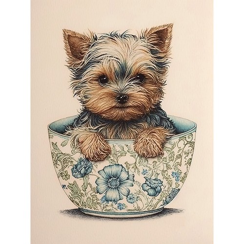 Cute teacup yorkshire terrier - cute,
